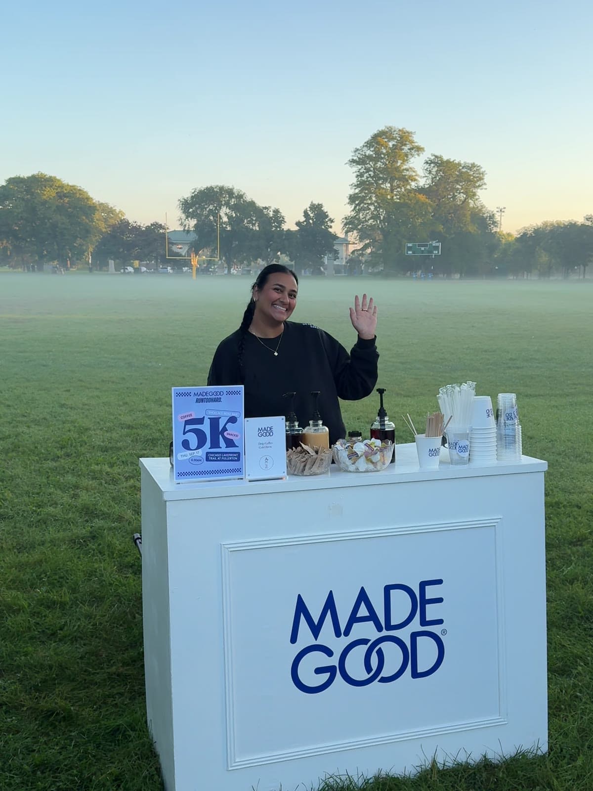 MadeGood — Branded cart, 5K activation