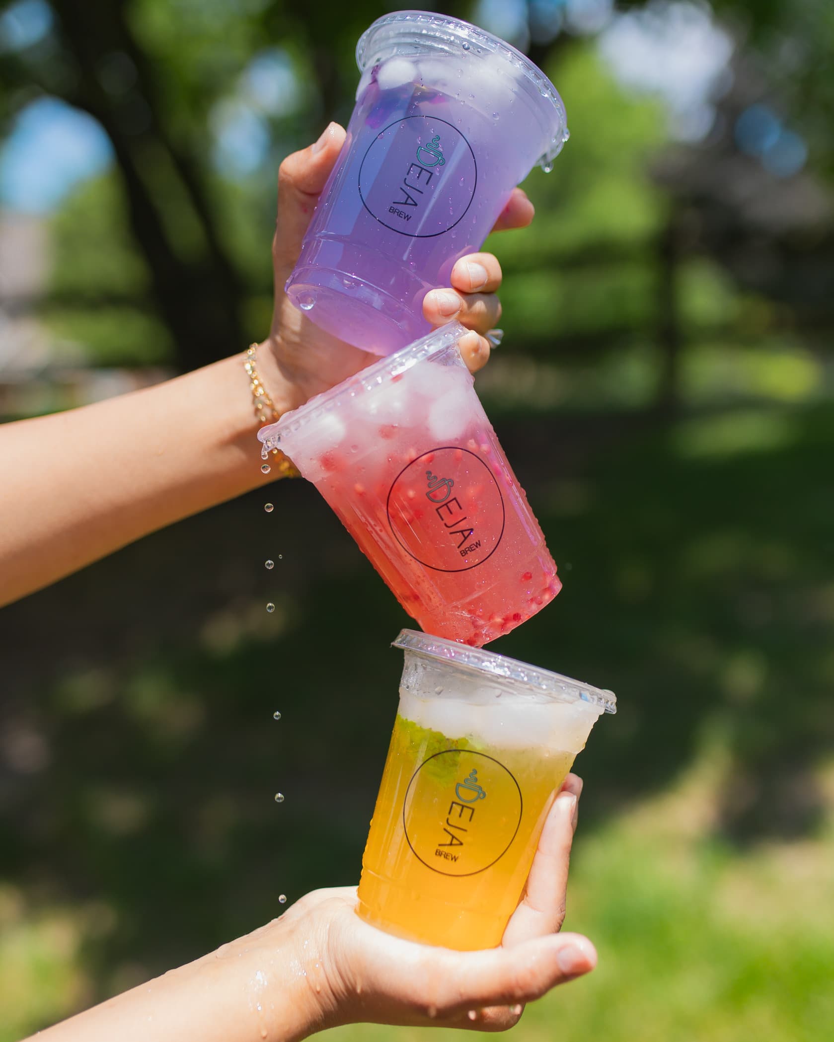 Signature refreshers outdoors
